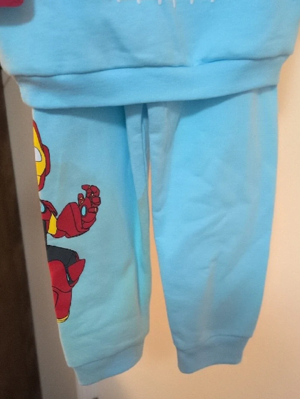 Light Blue Kids Marvel Sweatshirt & Joggers - Picture 7 of 9